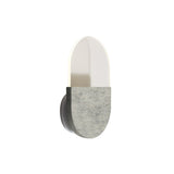 Slab Wall Lamp: Grey Wool