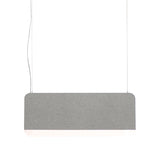 Slab 90 Pendant Lights: Grey Wool