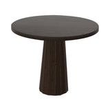 Container Round Table: Small + Bodhi Cover + Grey Stained + Cinnamon