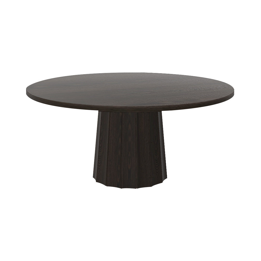 Container Round Table: Extra Large + Bodhi Cover + Grey stained + Grey