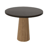 Container Round Table: Small + Bodhi Cover + Grey Stained + Natural Oil