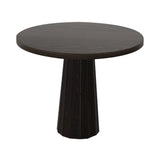 Container Round Table: Small + Bodhi Cover + Grey Stained + Wenge