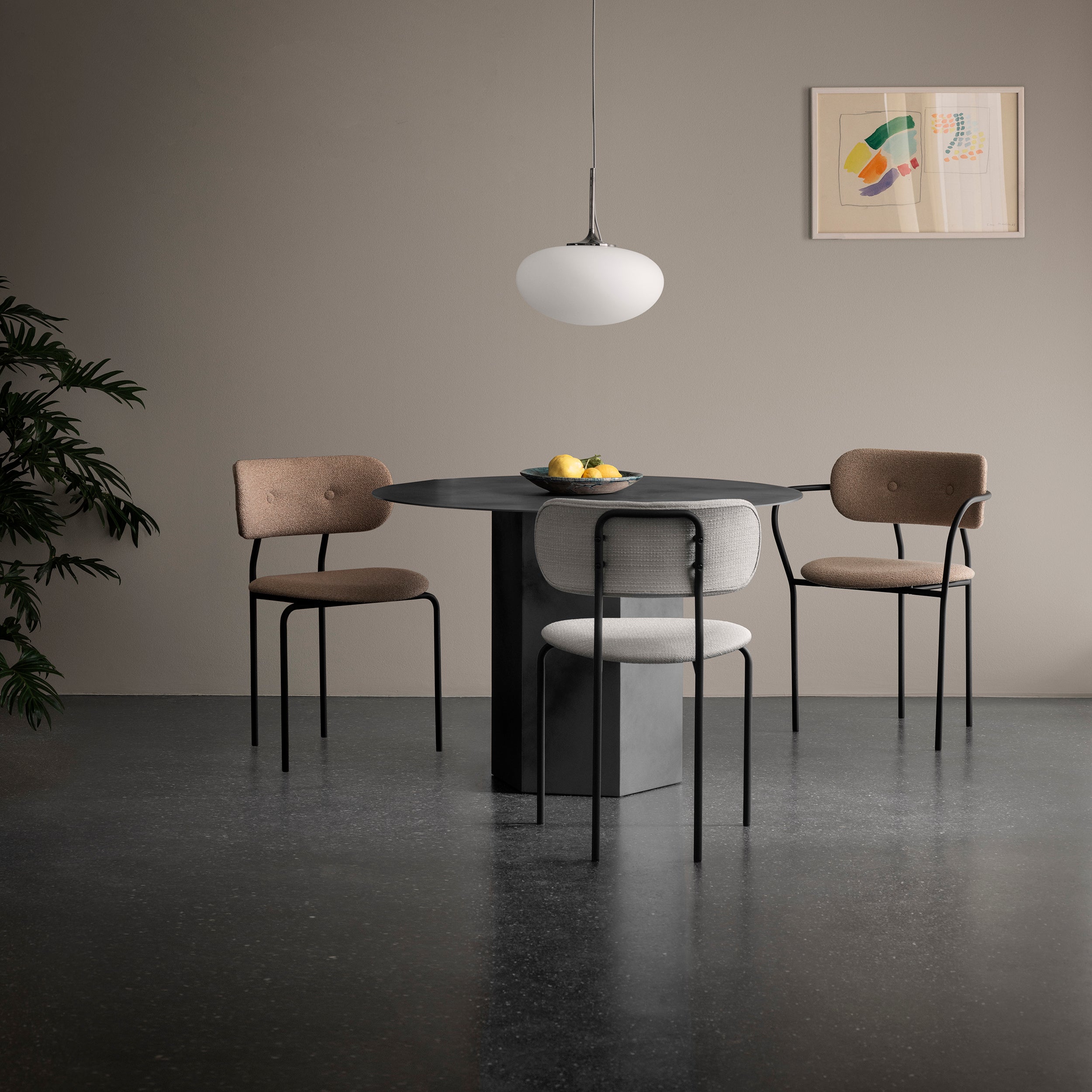 Epic Round Dining Table: Steel