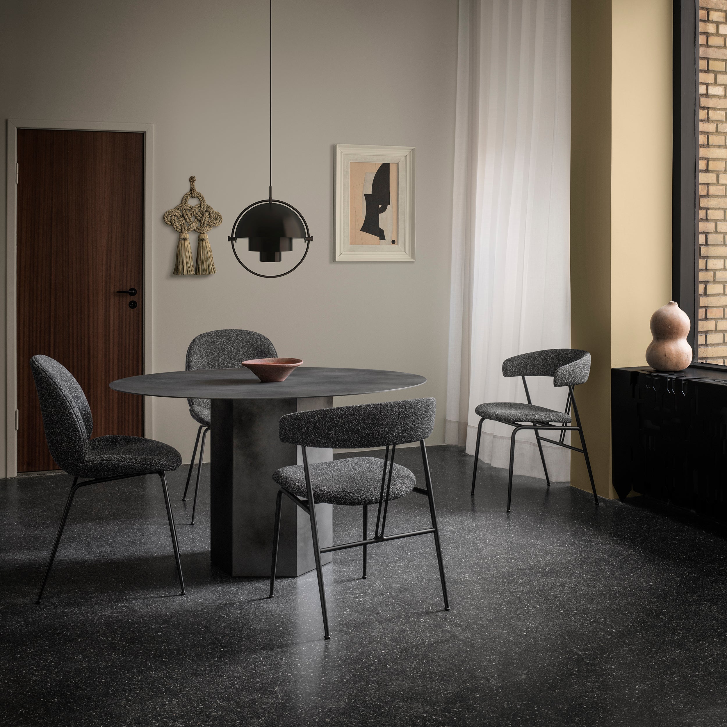 Epic Round Dining Table: Steel