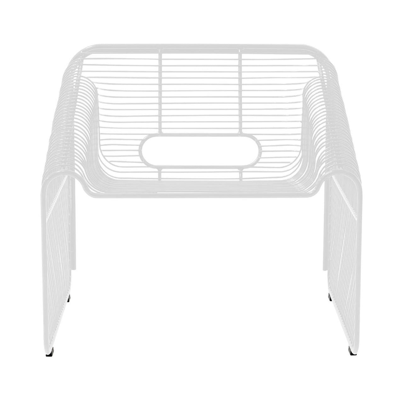 Hot Seat Lounge: White + Without Seat Pad