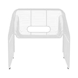 Hot Seat Lounge: White + Without Seat Pad