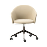 Gomo Armchair: 5 Star Swivel Base + Flint