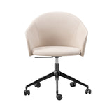 Gomo Armchair: 5 Star Swivel Base + Black