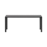 Piloti Alu Table: Large + Low + Black + Black