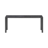 Piloti Alu Table: Large + Low + Black Marquina + Black