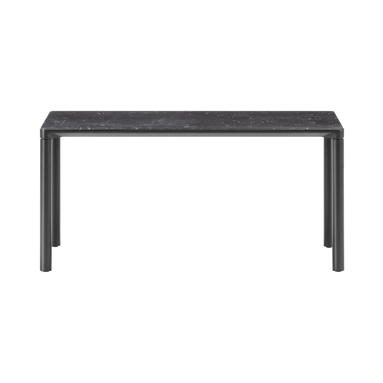 Piloti Alu Table: Large + High + Black Marquina + Black