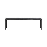 Piloti Alu Table: Extra Large + Low + Black Marquina + Black