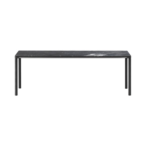 Piloti Alu Table: Extra Large + High + Black Marquina + Black
