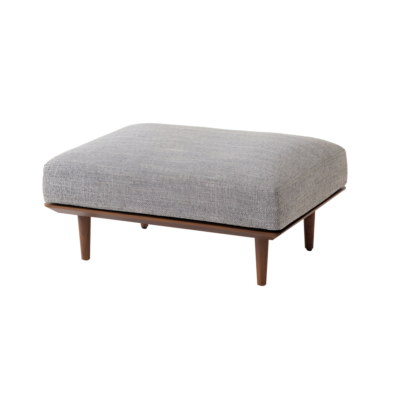 Onga Ottoman: Walnut