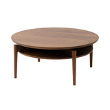 Onga Coffee Table: Walnut + With Shelf