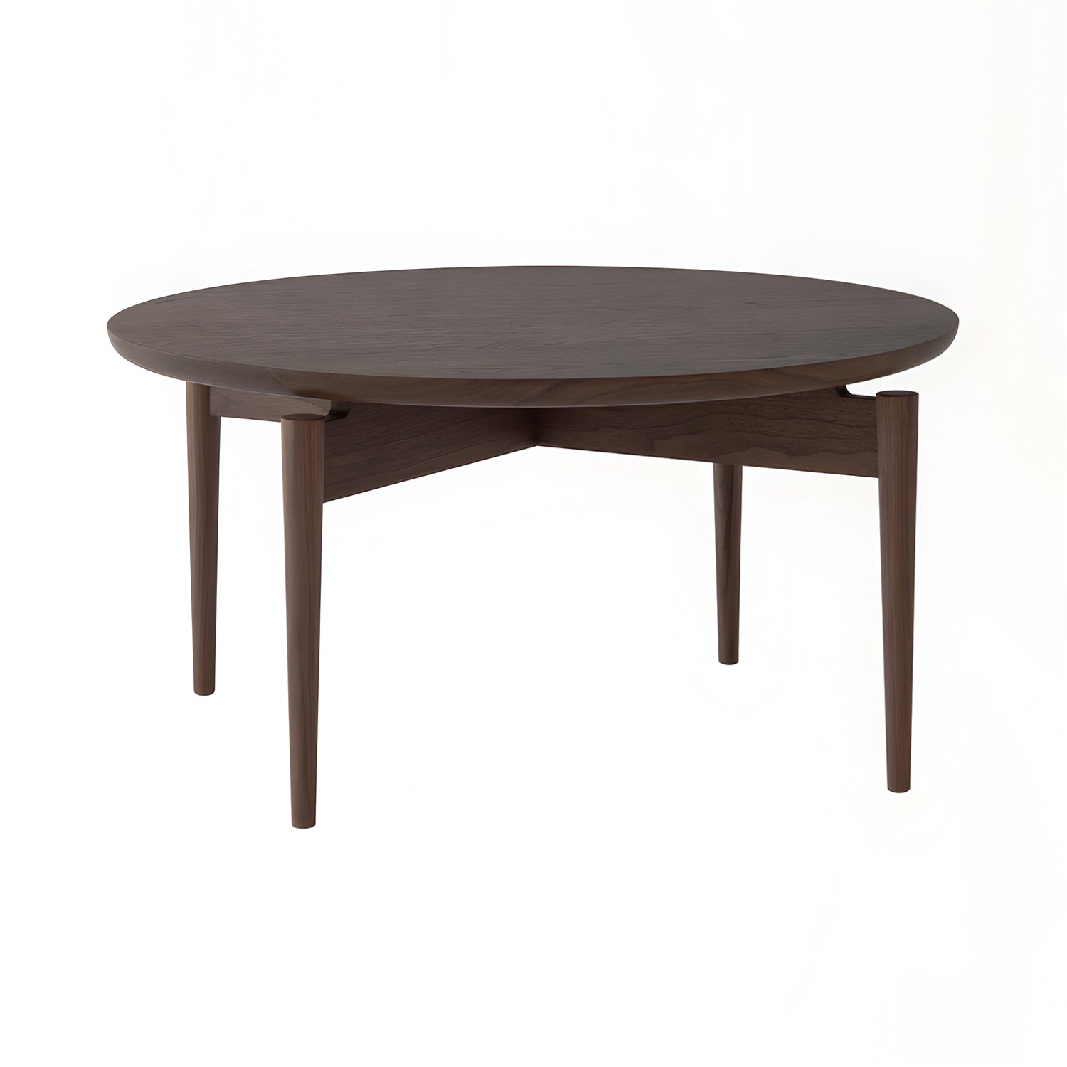 Onga Coffee Table: Walnut + Without Shelf