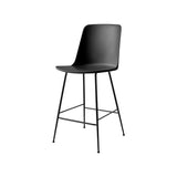 Rely Bar + Counter Highback Chair: HW96 + HW91 + Counter (HW91) + Black + Black