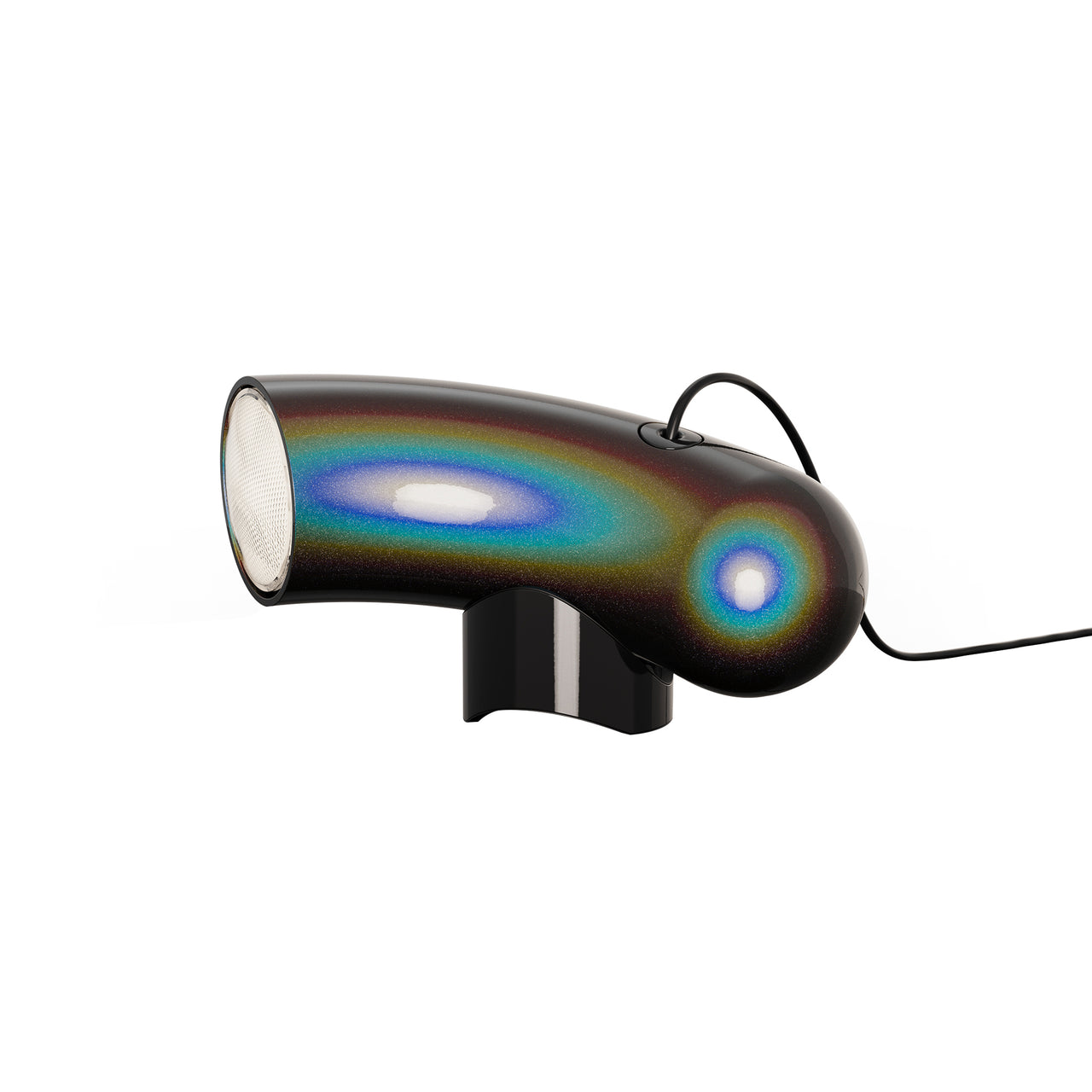 Hyphen Simple Table Lamp: Chromatic Black