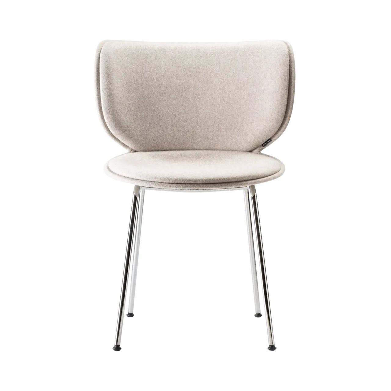 Hana Chair: Upholstered + Chrome