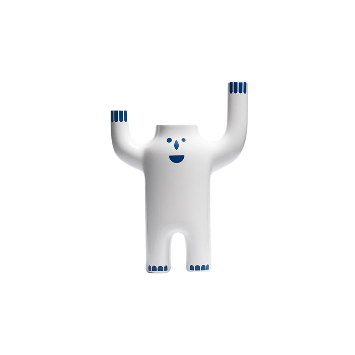 Happy Susto Vases: White + Small - 13.4