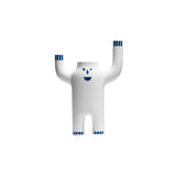 Happy Susto Vases: White + Small - 13.4