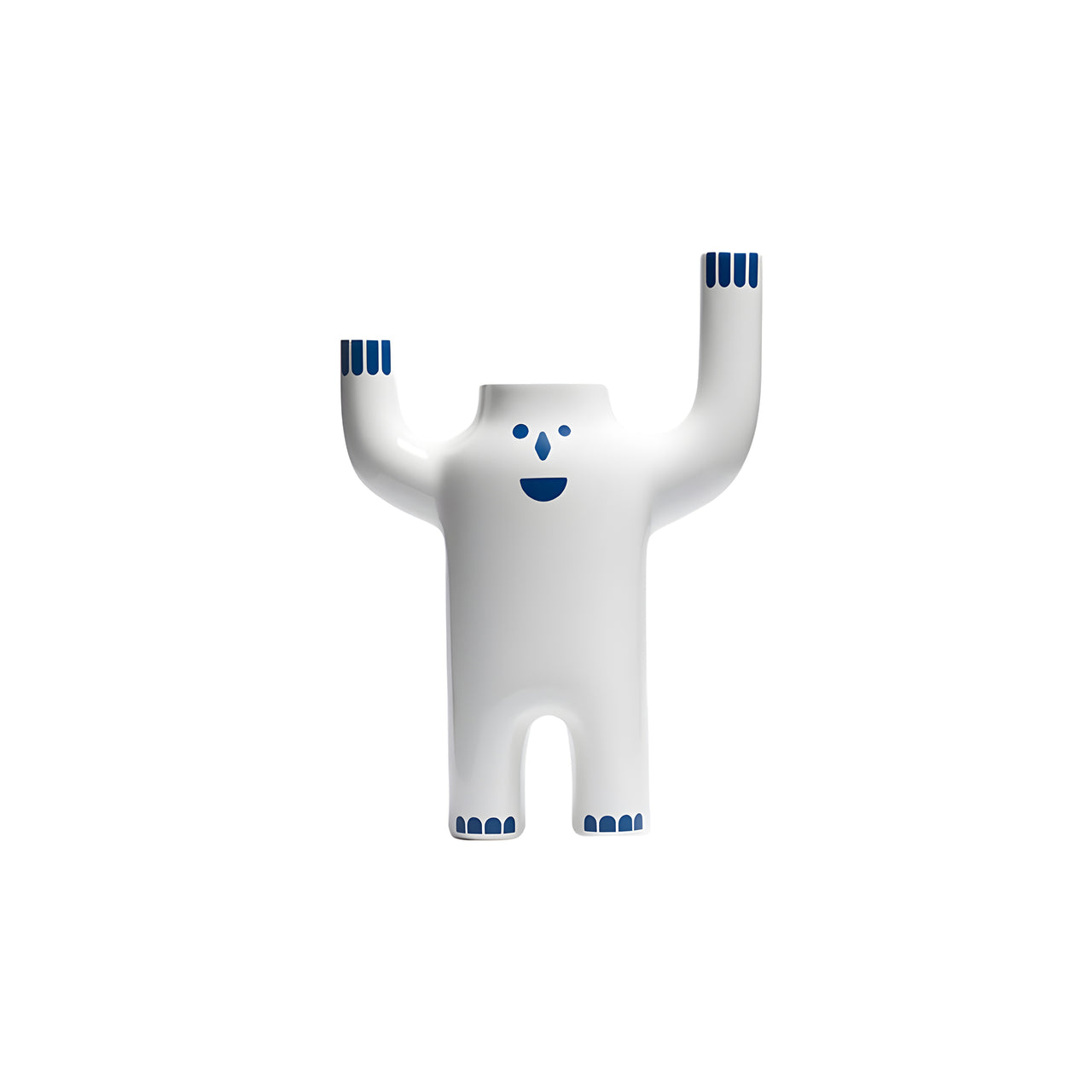 Happy Susto Vases: White + Small - 13.4
