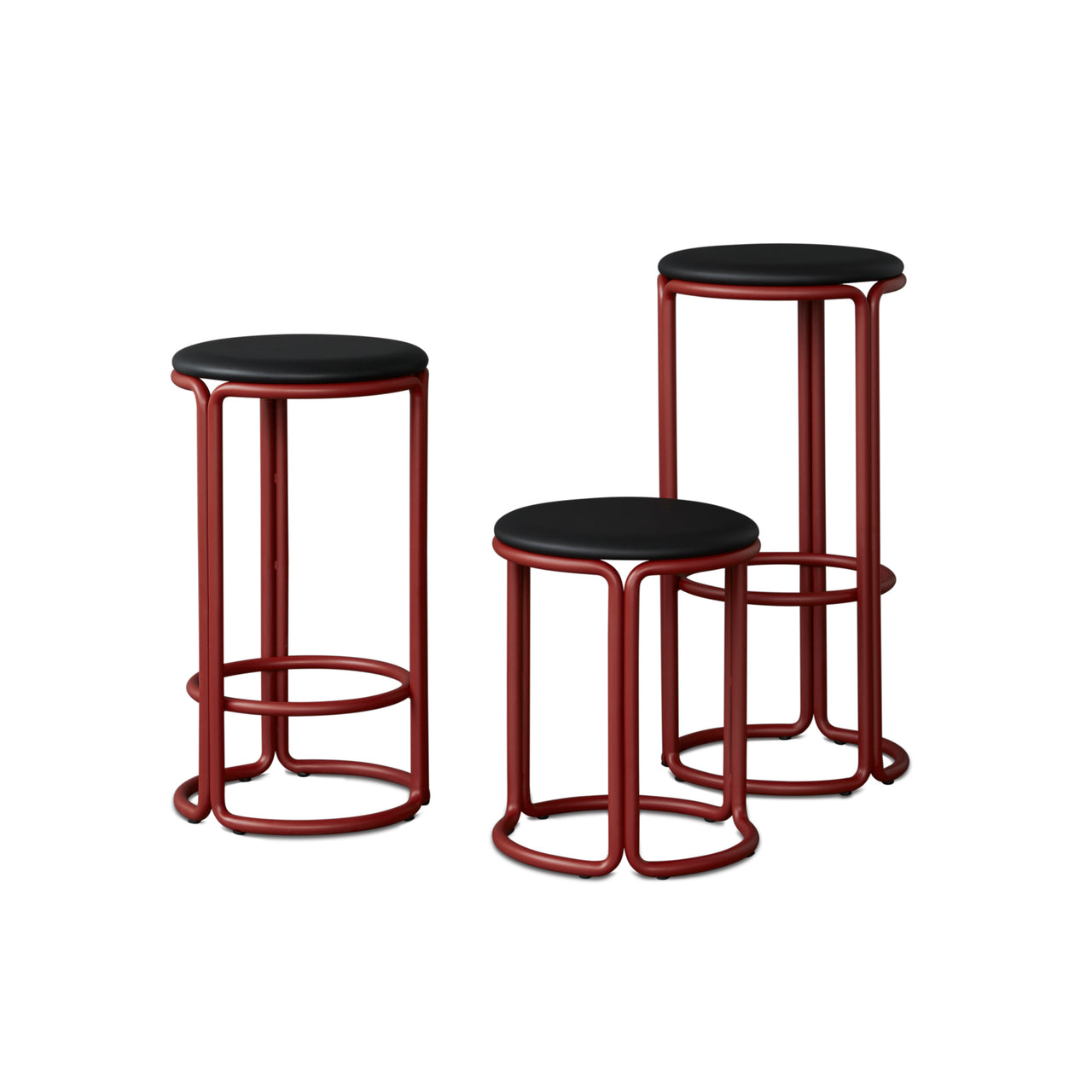 Hardie Bar + Counter Stool: Upholstered