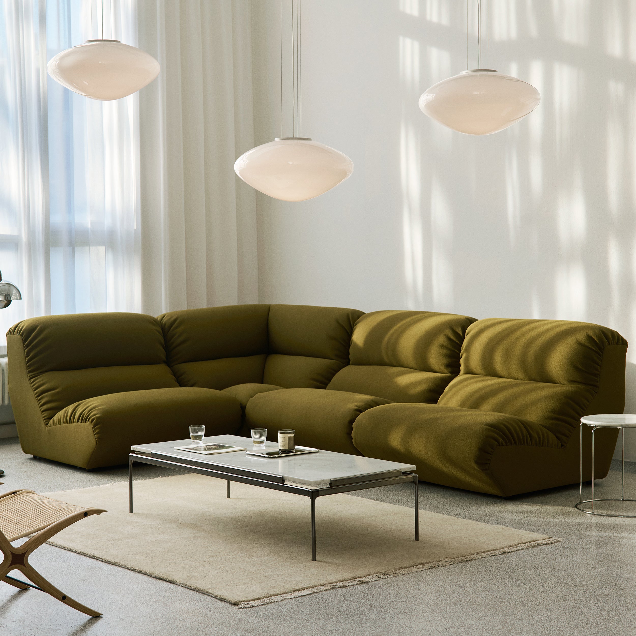Hi Lo Sofa Modules: AV54 + AV55 + LS