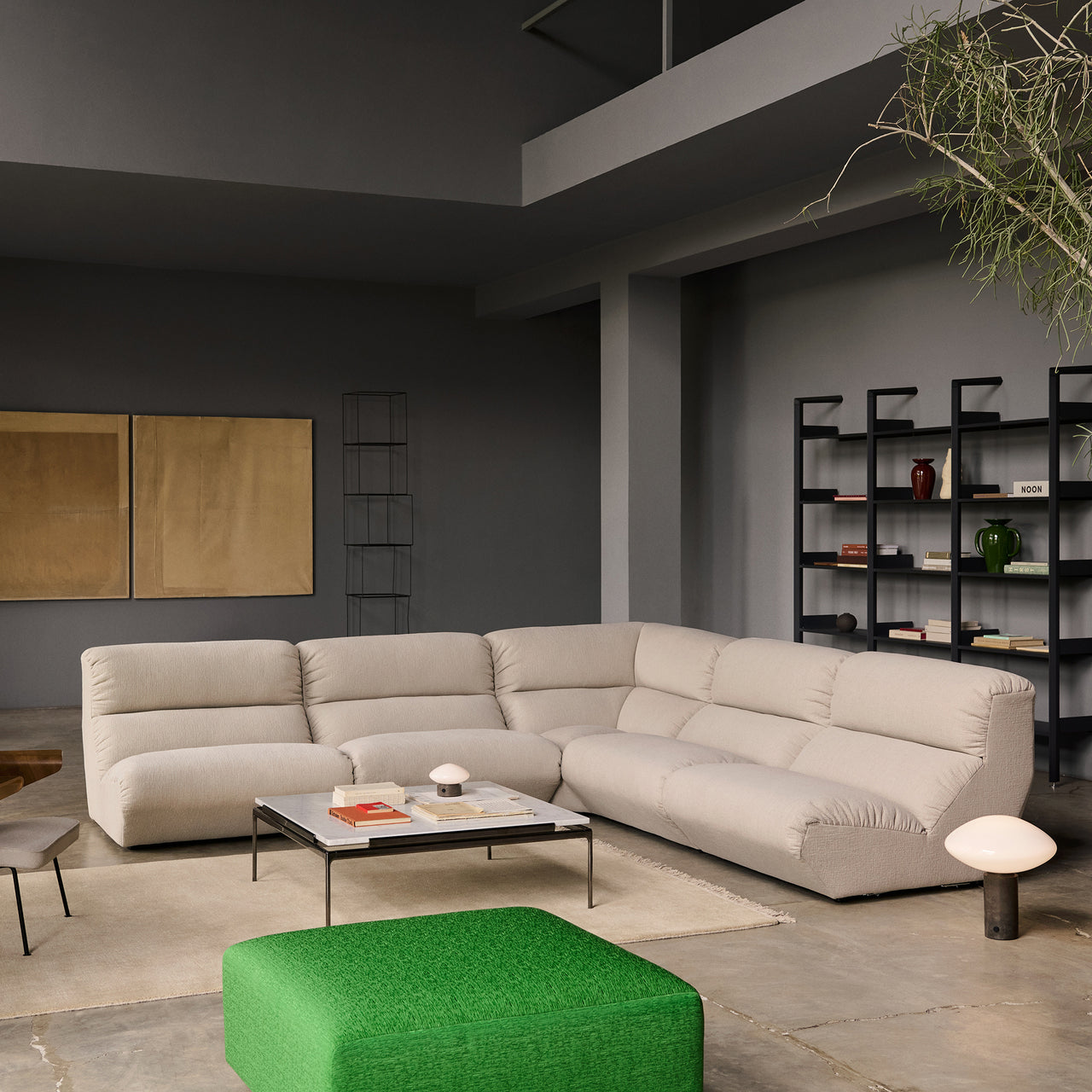 Hi Lo Sofa Modules: AV54 + AV55 + LS
