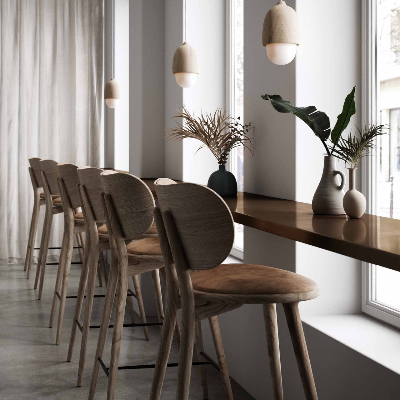 High Stool Backrest