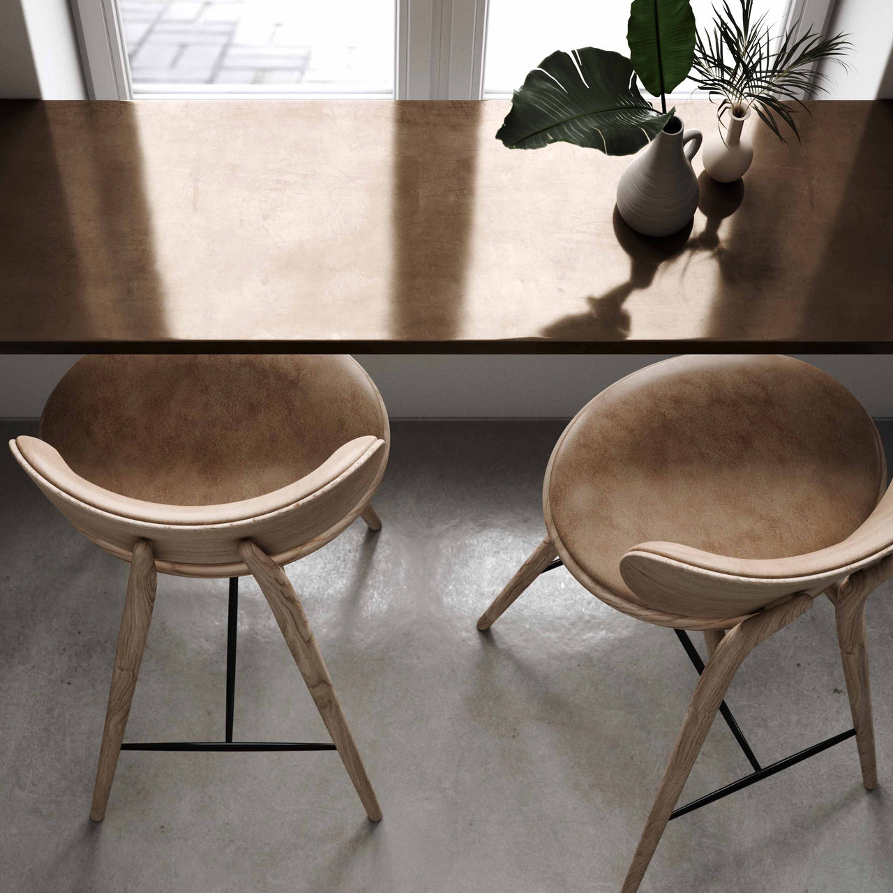 High Stool Backrest