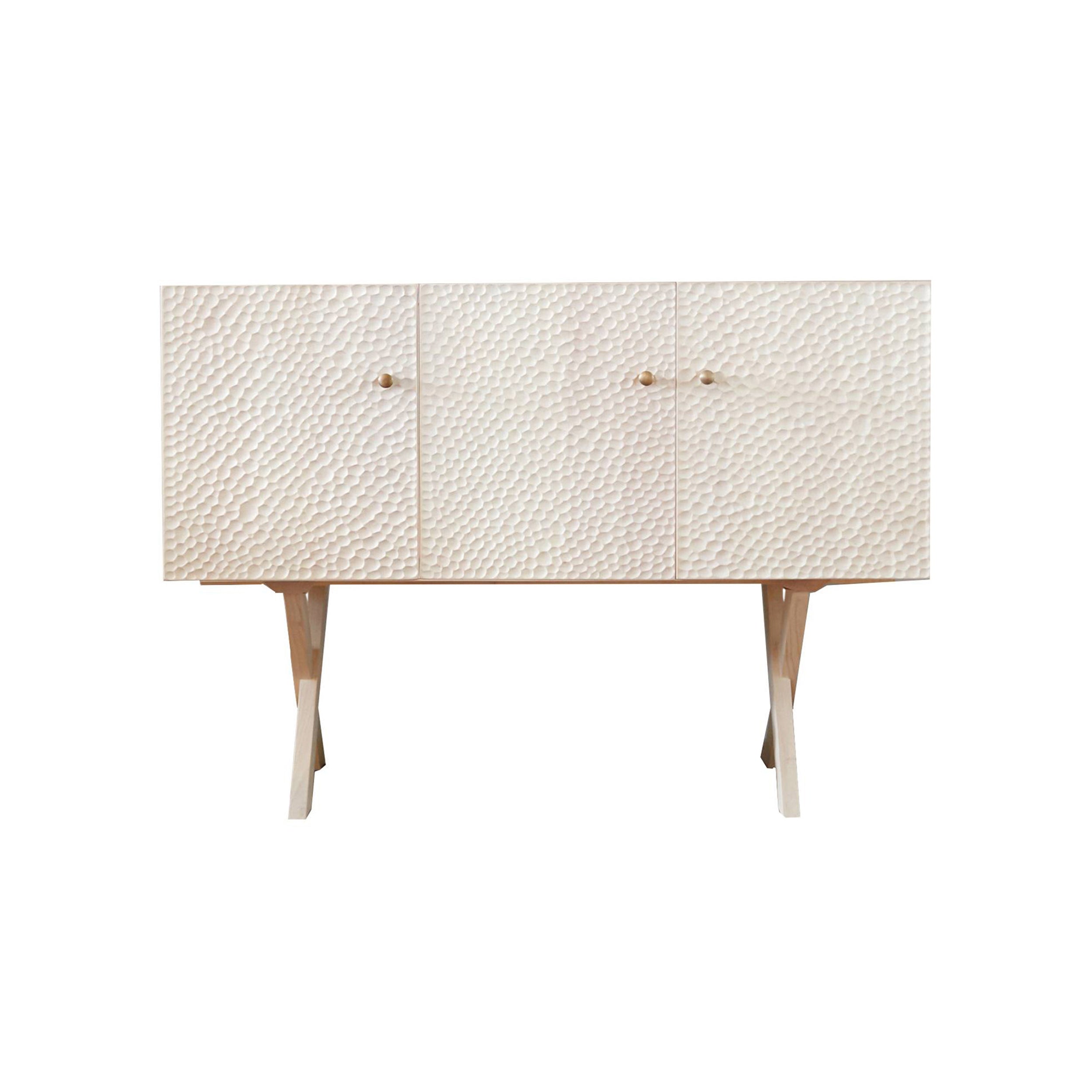 Touch Sideboard: 3 + White Oiled Maple