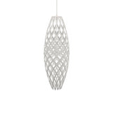 Hinaki Pendant Light: Medium + White + White