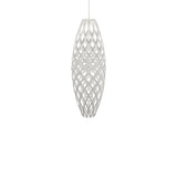 Hinaki Pendant Light: Small + White + White