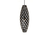 Hinaki Pendant Light: Small + Black + Black