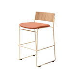 Hinoki Bar + Counter Stool: Counter + Tan + Natural