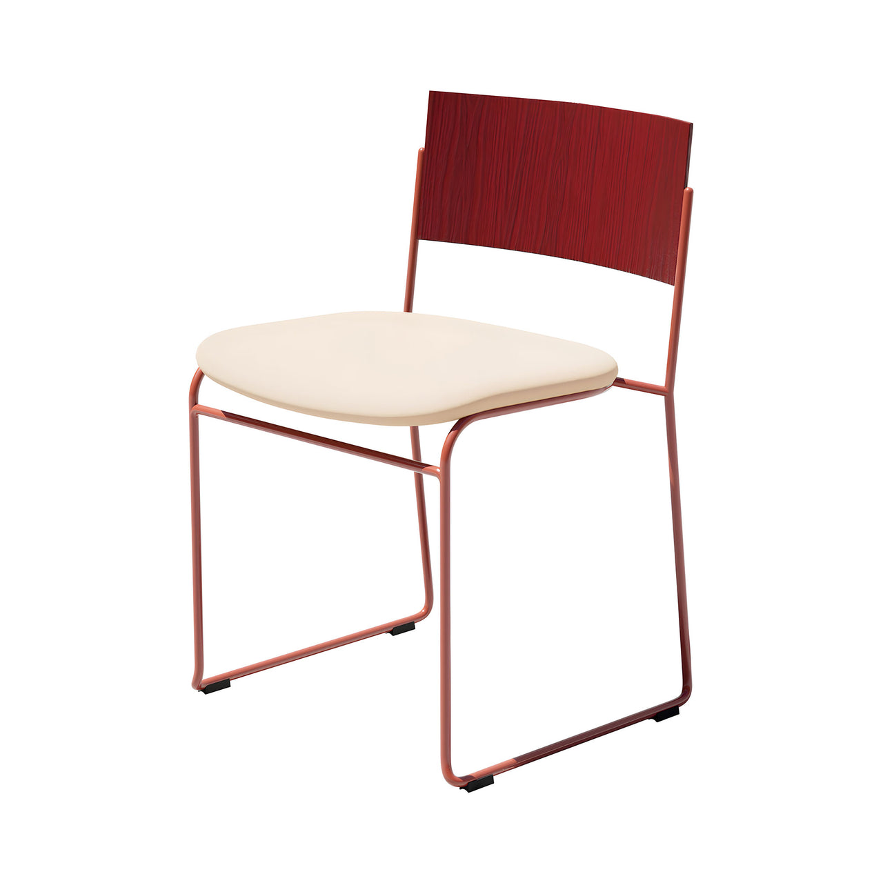 Hinoki Dining Chair: Terracotta