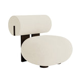 Hippo Lounge Chair: Upholstered + Dark Smoked Oak
