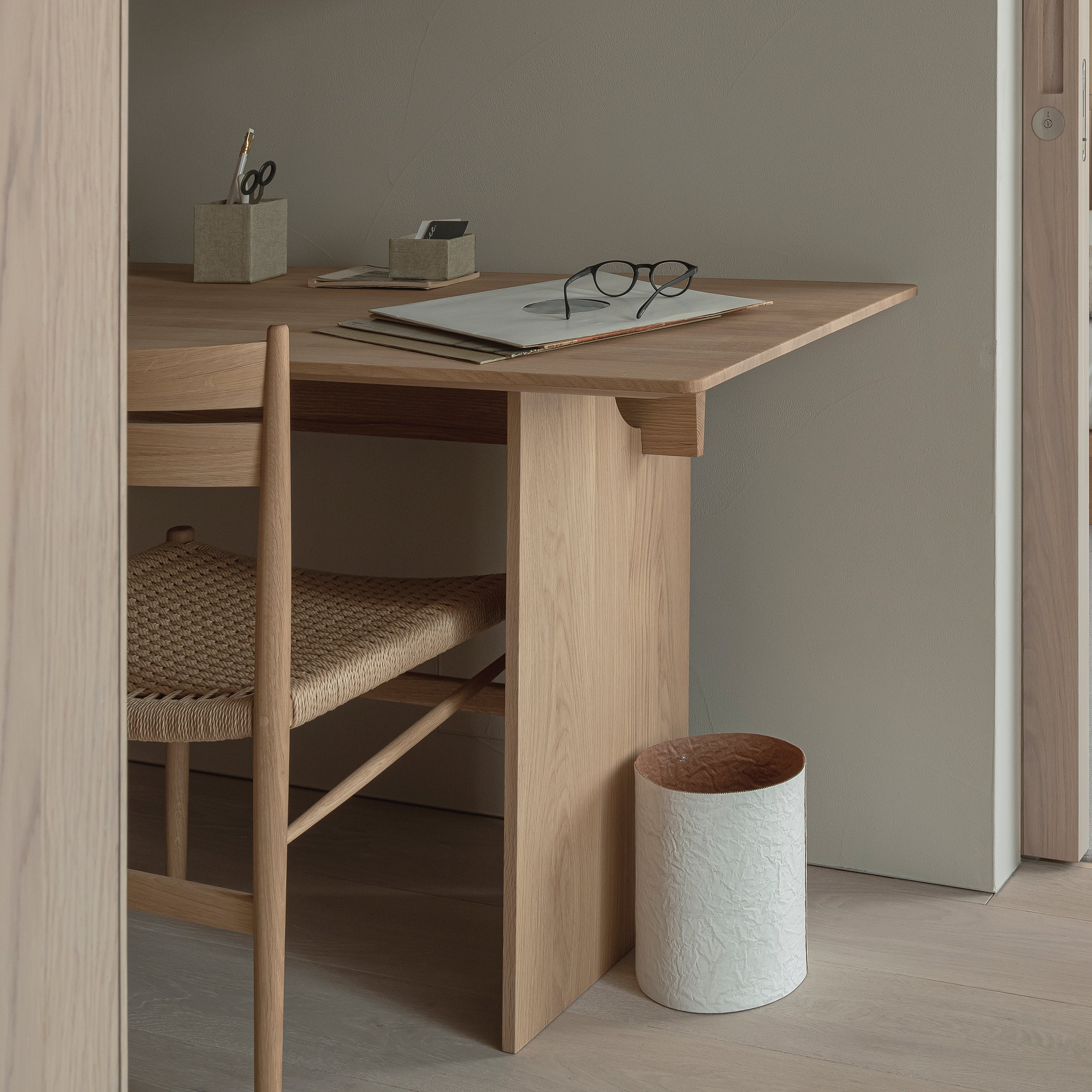 Hiroo Dining Chair N-DC05: Paper Cord + DI
