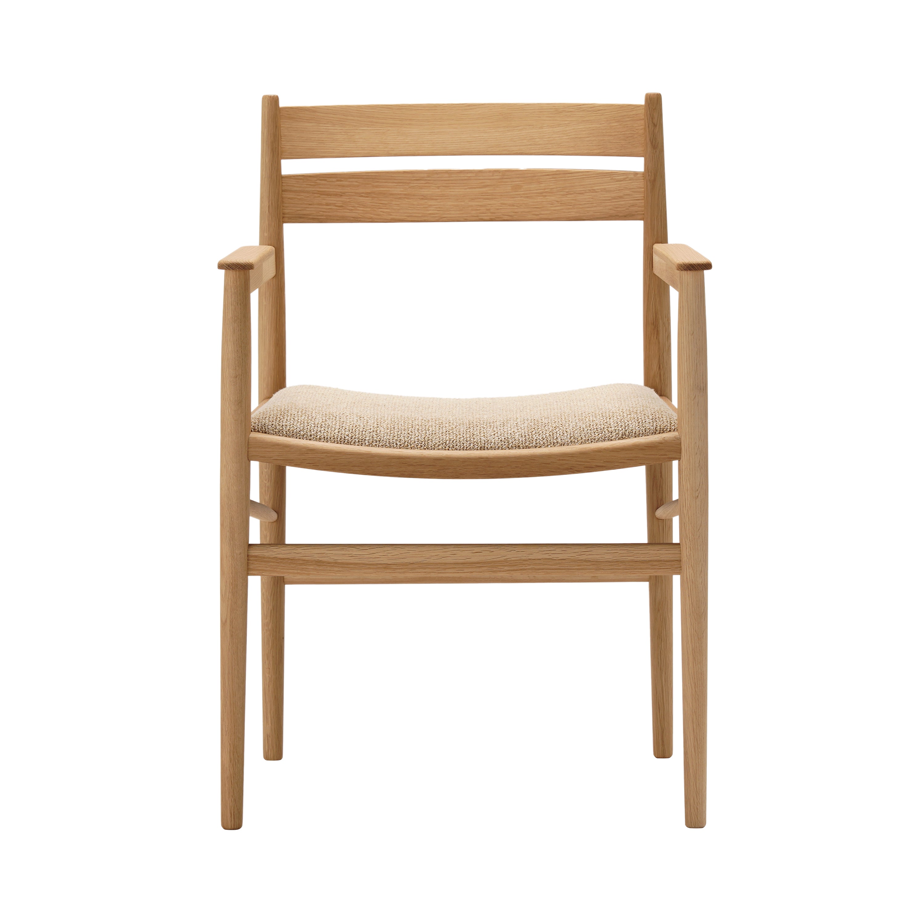 Hiroo Dining Chair N-DC04: Upholstered + Pure Oak