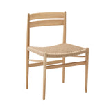 Hiroo Dining Chair N-DC05: Paper Cord + Pure Oak + Natural