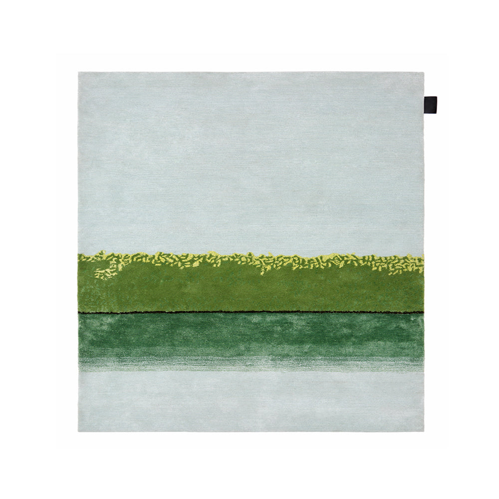 Horizon Rug: Square + Lake