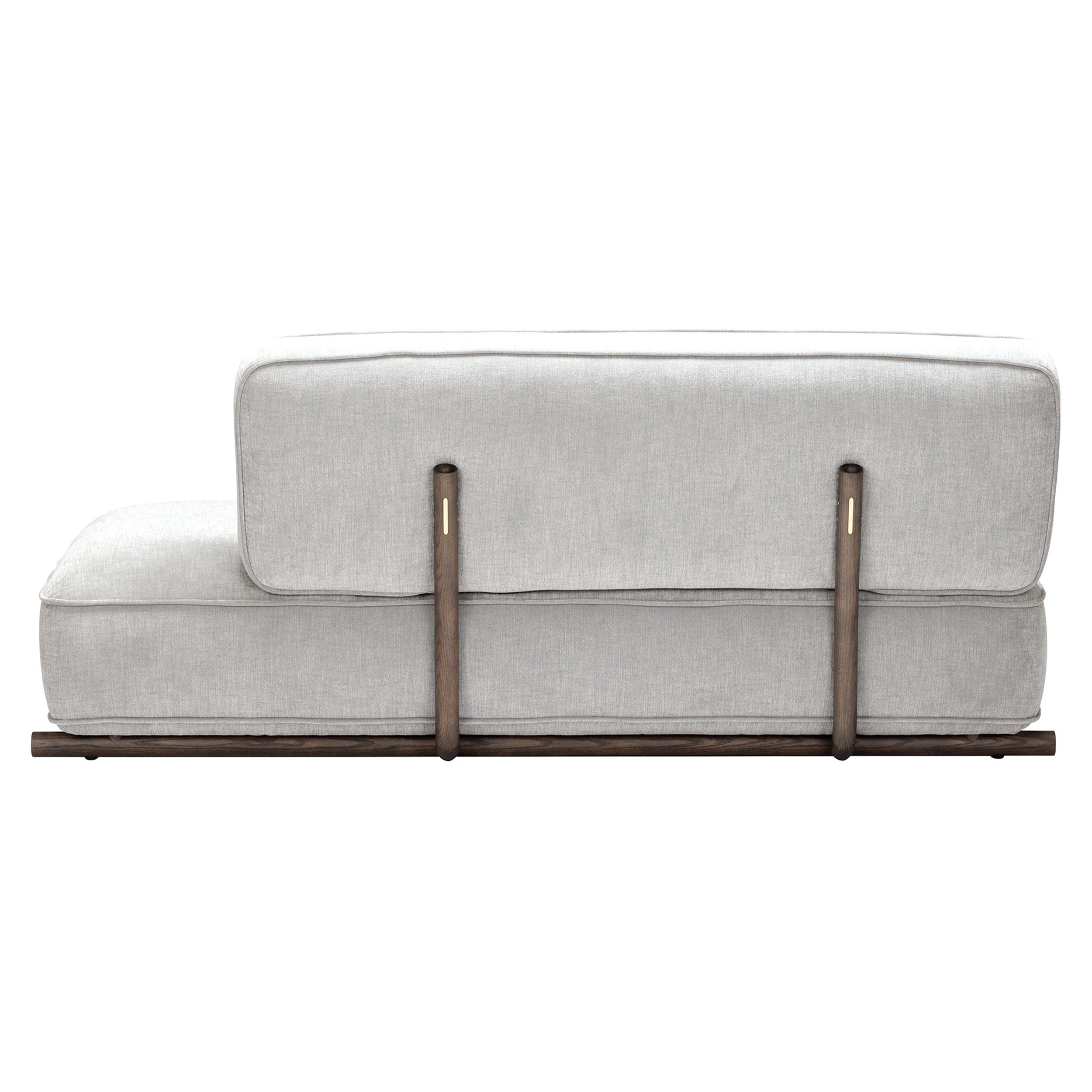 Hoyo 3 Seater Sofa: Smoke Oak