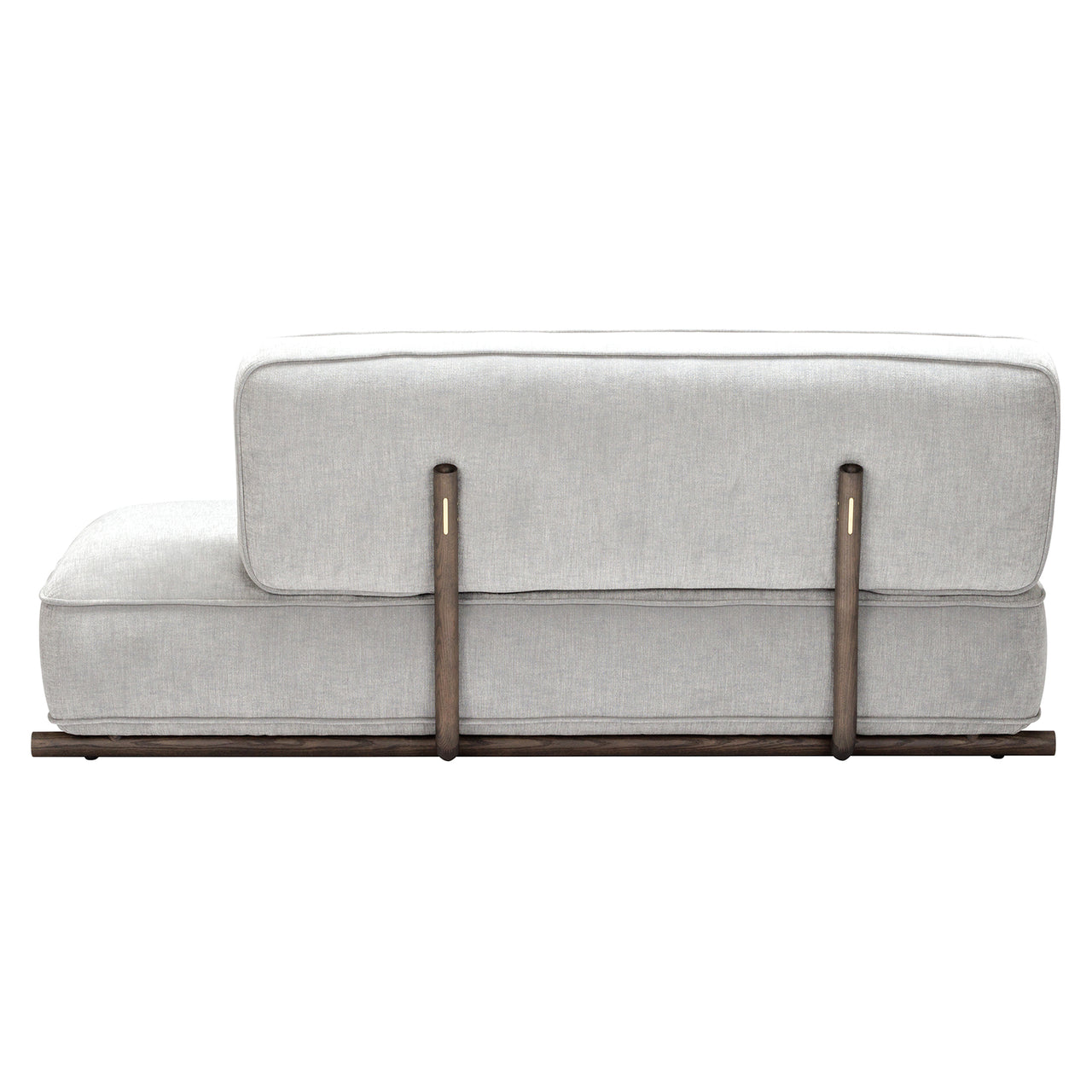 Hoyo 3 Seater Sofa: Smoke Oak