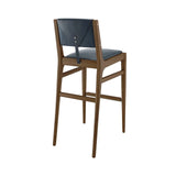 Hugo Bar Stool: Natural Walnut