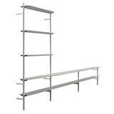 Hypostila Shelf System: Silver + Configuration 5