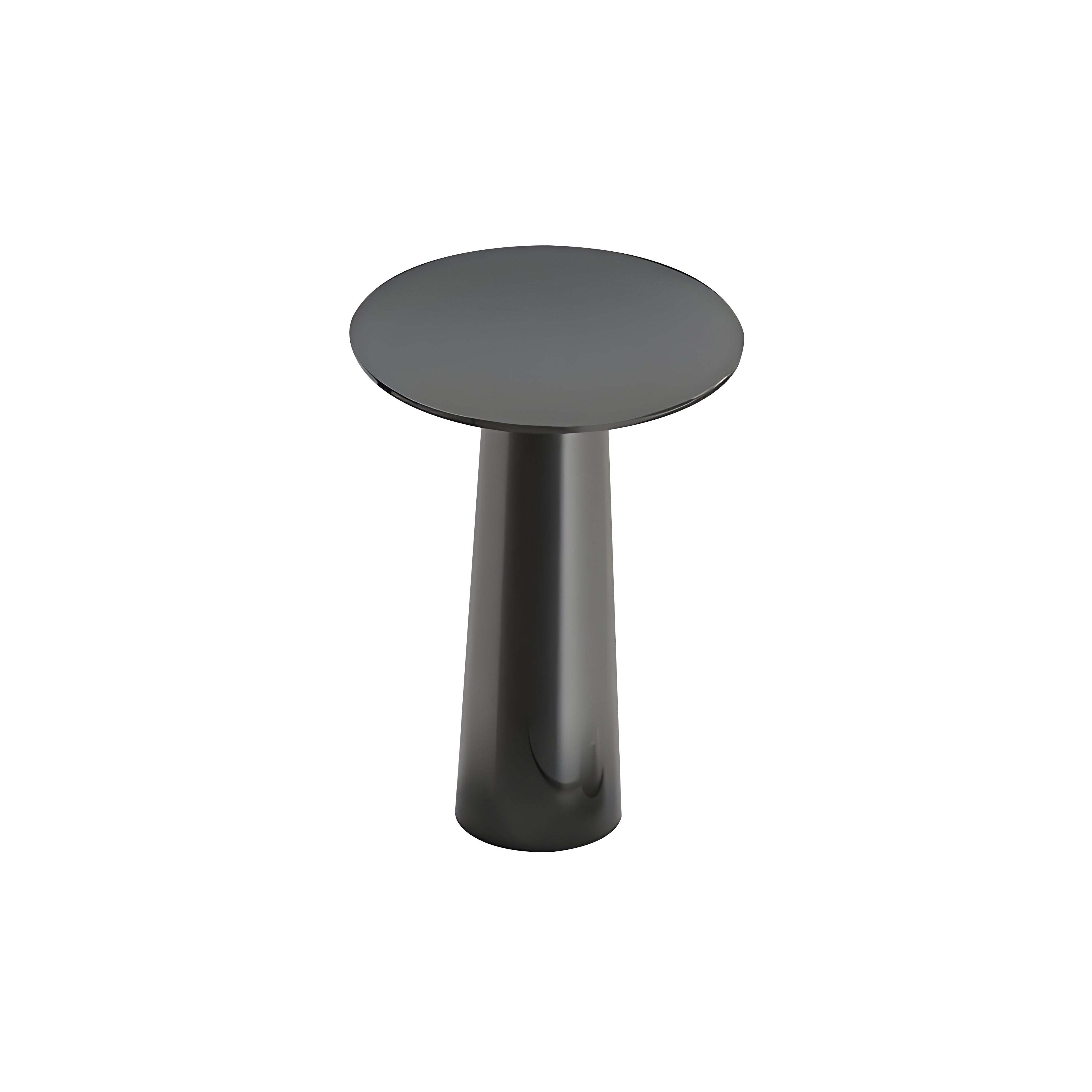 Lix Mini Table: Dark Chrome