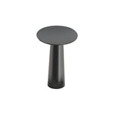 Lix Mini Table: Dark Chrome