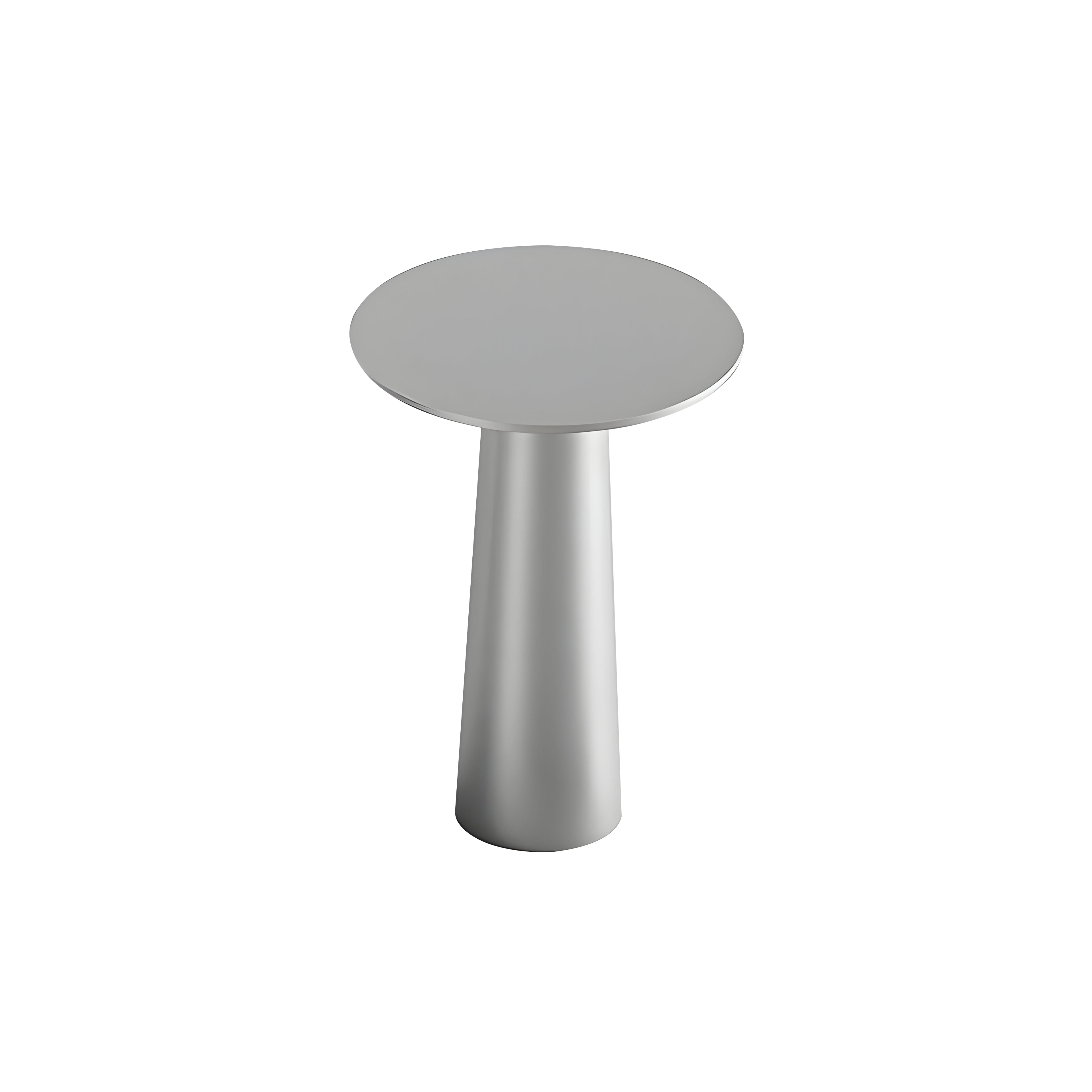 Lix Mini Table: Frozen Silver