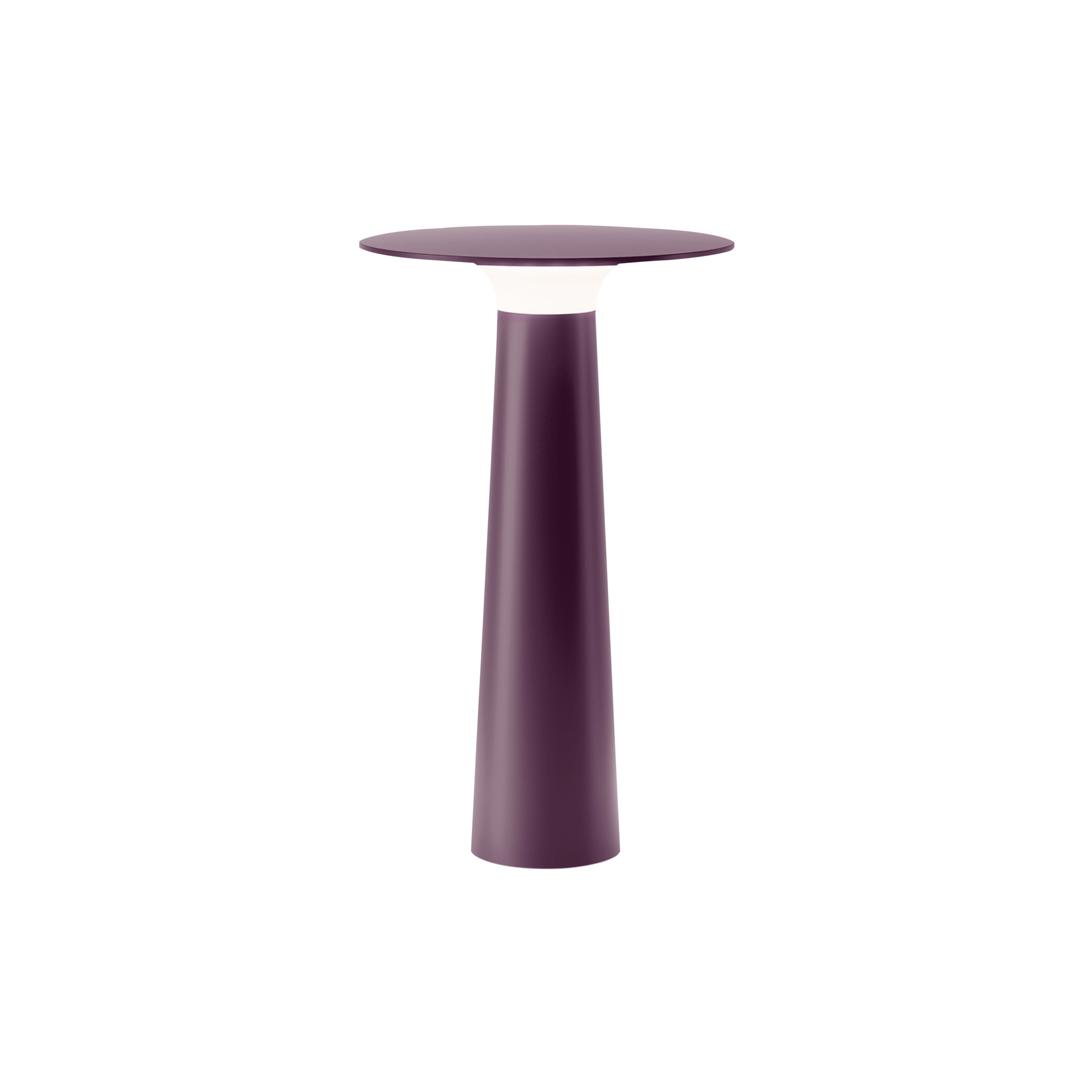 Lix Table Lamp: Aubergine